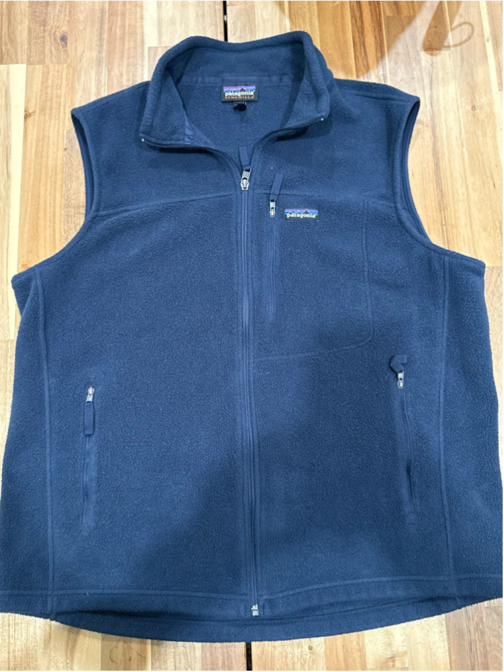 Men's Patagonia Synchilla Fleece Vest Navy Blue XL